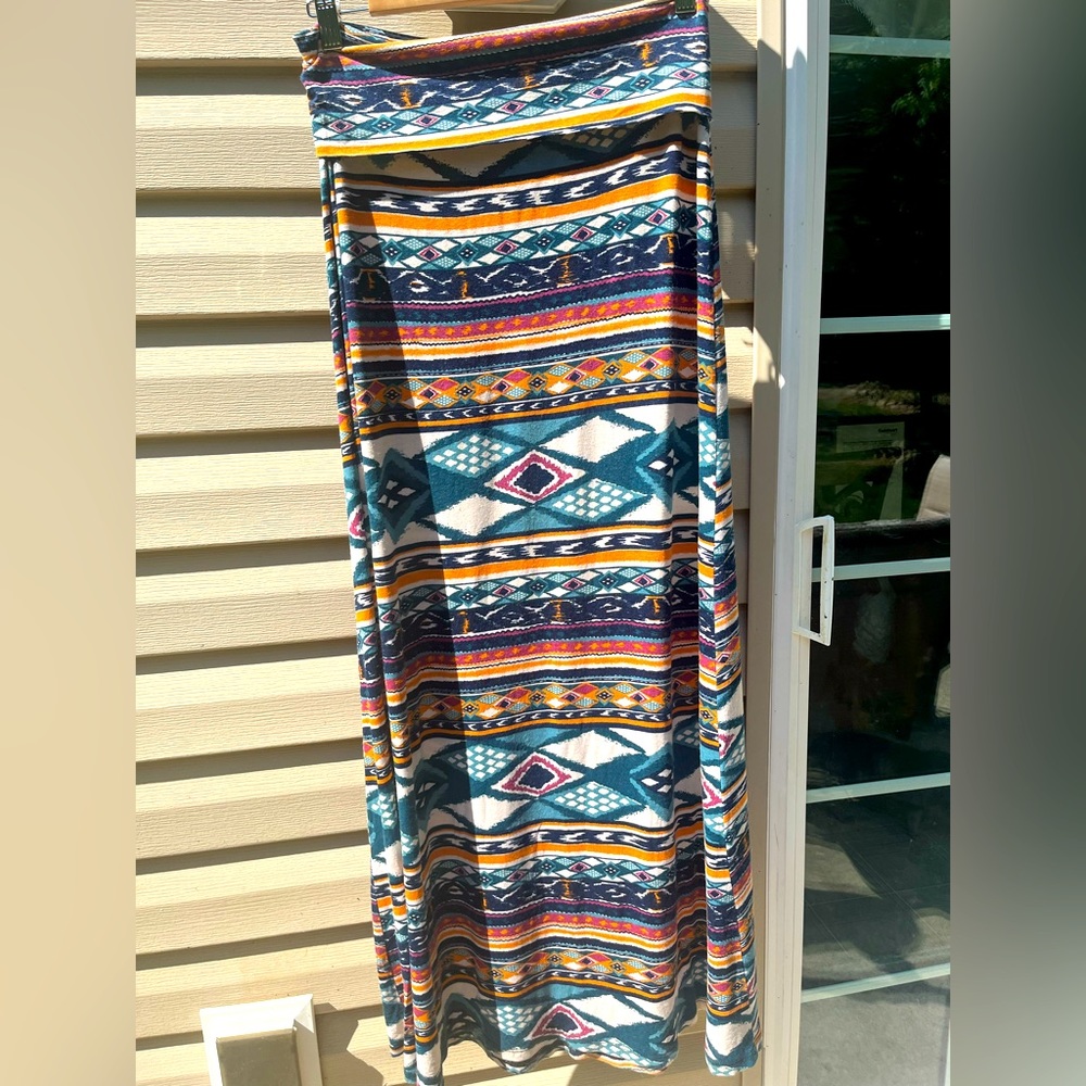 Aztec Maxi Skirt
